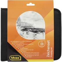 IDENA Zeichenset, 34 Teile