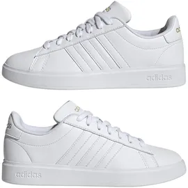 adidas Grand Court Cloudfoam Lifestyle Court Comfort Cloud White / Cloud White / Gold Met. 39 1/3