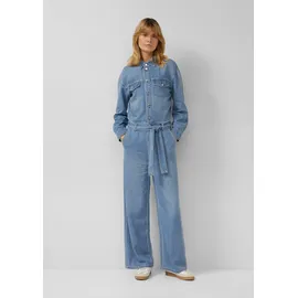 s.Oliver Denim-Overall mit Gürtel - blau - 44