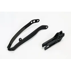Set Schwingenschleifer + Kettenführung Yamaha YZ 125 / 250 2009-2014 schwarz UFO