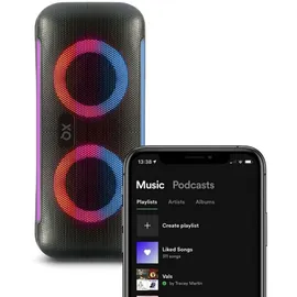 Xqisit Party Boom Box schwarz