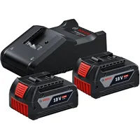Bosch GBA 18 V Li-Ion 2 x 4,0 Ah Professional Starterset 1600A019S0