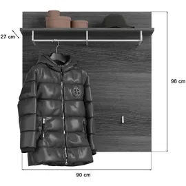 xonox.home Scout Garderobenschrank 167x197x40 Braun