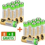 GP Super Alkaline AA 8 + 8 St.