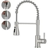 luxuskollektion Wasserhahn Küche mit Brause Weiß