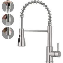 luxuskollektion Wasserhahn Küche mit Brause Weiß