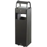 Rossignol Standascher-Abfallbehälter Metall 6L/30L grau