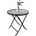 Bistrotisch 70 75 Schwarz/Grau