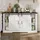 Okwish Sideboard 150 x 85 x 40 cm Weiß
