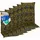 nyvi Hochlehnerauflage 118 x 50 x 5 cm Gelbe Blume 6 St.