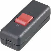 Inter Bär InterBär Schnurschalter Schwarz, Rot 2 x Aus/Ein