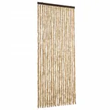 vidaXL Insektenschutz-Vorhang Beige 56x185 cm Chenille