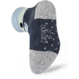CAMANO 4er Pack camano Soft Bio-Baumwolle Full Terry Antirutsch Baby-Socken 7708 - overland trek 19-22
