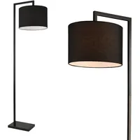 [lux.pro] Stehleuchte Düsseldorf 161 cm E27 Max. 60W Schwarz