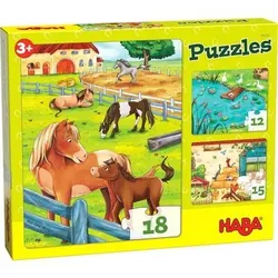 HABA 305237 Puzzles Bauernhoftiere