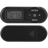 Archuu DSP Mini-UKW-Radio, Tragbarer Mini-Digital-UKW-Radio-Kopfhörer-Lanyard-Musik-Player mit 1,1-Zoll-LCD-Display, mit Kopfhörer (Schwarz)