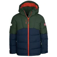 TROLLKIDS Gryllefjord Daunenjacke Forest Green 110