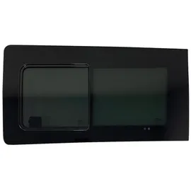 Omac Fenster Seitenfenster für Mercedes Vito W447 2014-2025 Links L2 L3, (1 St), Haltbar, Langlebig schwarz