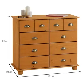 Idimex Rondo 91,5 x 79,5 x 39 cm braun