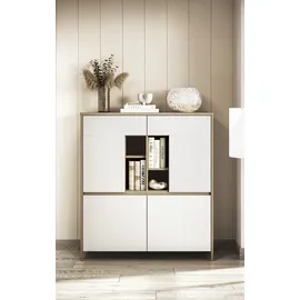 Home Affaire Highboard 111 x 125 x 39 cm Weiß