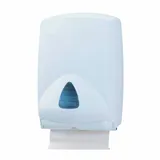 VEPATIM Spender INTRO MAXI für Falthandtücher Papierhandtücher Zick Zack Falz weiß