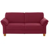 Home Affaire "Borkum, B: 186cm", rot (bordeaux), B:186cm H:87cm T:88cm, Struktur (100% Polyester);Luxus-Microfaser ALTARA NUBUCK (100% Polyester);MELROSE (100% Polyester);Luxus-Microfaser Toro (100% Polyester), Sofas, mit Federkern