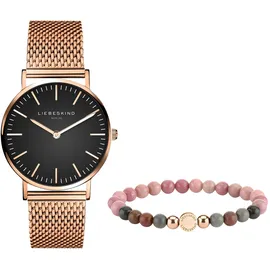 Liebeskind Berlin Set & Armband LS-0144-MQB Edelstahl IP Roségold