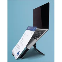 R-Go Tools R-Go Riser Document, Notebook-Stand bis 20", schwarz, verstellbar (RGORIDOCBL)