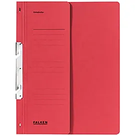 Falken Einhakhefter Karton rot DIN A4, halber Deckel, 1 St.