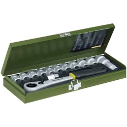 PROXXON Werkstatt-Spezialsatz, 13 bis 27 mm (14-tlg.) Steckschlüsselsatz  23604