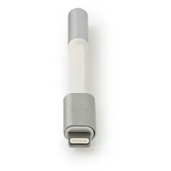 Nedis Lightning-Adapter - Apple Lightning 8-Pin - 3.5 mm Buchse - Vergoldet - 0.15 m - Rund - Aluminium