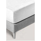Kneer Spannbettlaken Q93 Exclusive-Stretch 120 x 200 - 130 x 220 cm weiß