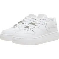 Sneaker KARL KANI "Karl Kani 89 Up Logo PRM", Damen, Gr. 36.5, weiß, Leder, Schuhe Sneaker