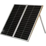 12V  Solarkoffer Solarpanel Solarzelle 2 x 40 W mit Laderegler und Kabel