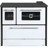 simgesoba EEK A Küchenofen Holzherd 701-G Omega weiß, rechte Version - 9,18 kW