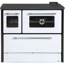 simgesoba EEK A Küchenofen Holzherd 701-G Omega weiß, rechte Version - 9,18 kW