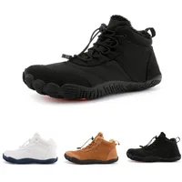 FELDLUFT Thermo V2 - Premium Wasserabweisende Barfussschuhe Warm Gefüttert Winterschuhe Barfußschuhe Traillaufschuhe mit rutschfest Sohle & Breiter Zehenbox für Damen Herren - 39 EU