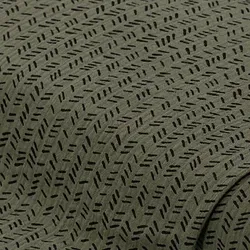 Musselin/Doppel-Gaze "Mini Design", khaki
