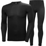 HELLY HANSEN Hh Comfort Dry Langarm-basisschicht-set - Black - 2XL