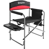 KingCamp Regie Stuhl XL Director Camping Falt Klapp Sessel Armlehne Tisch 180 kg