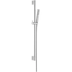 Herzbach Ceo Brausegarnitur 36.690276.1.14 stufenlos verstellbar, Edelstahlfinish