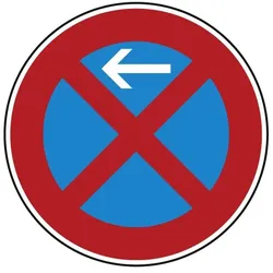 Verkehrszeichen Absolutes Haltverbot, Anfang RA 2