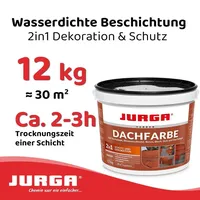 JURGA Dachfarbe Ziegelrot 12 kg
