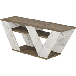 Decortie TV-Schrank »Thales TV Schrank«, (Packung), Einfache Montage, Platzsparend Decortie Eiche dunkel Effekt, Goldmarmor-Effekt