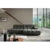 Designwerk Ecksofa »Cielo«, mit Sitztiefenverstellung grau