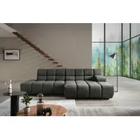 Designwerk Ecksofa »Cielo«, mit Sitztiefenverstellung grau