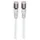 Intellinet Network Solutions Intellinet 741392 RJ45 Patchkabel CAT 6a (Rohkabel CAT 7) S/FTP 3.00m Weiß Halogenfrei 1St.