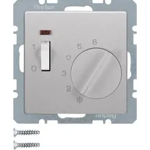 Berker Temperaturregler 20316084 alu