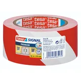 Tesa Markierungsklebeband 66 x 5 cm Rot/Weiß
