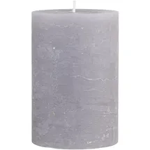 Chic Antique Macon rustikale Stumpenkerze 15 cm grau